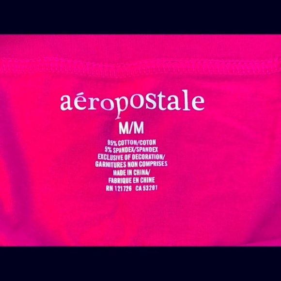 Aeropostale NWT Cute Bright Pink Bodycon Stretch Mini Skirt Size Medium - Picture 2 of 4